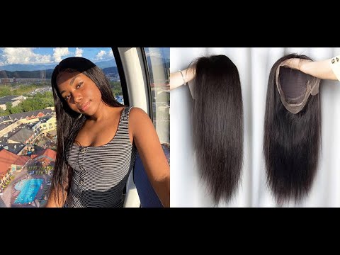 Modern Show 100 Natural Malaysian Virgin Remy Straight Hair Lace Front Human Hair Wigs For Women
