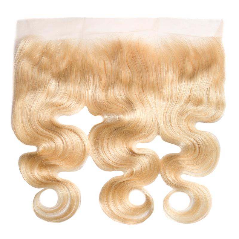 Modern Show Brazilian Body Wave 613 Blonde Hair 13x4 Lace Frontal Closure 100 Human Hair Closure 10-22 Inch