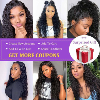 150 Density Water Wave Pre Plucked 360 Lace Wigs With Baby Hair Real Raw Indian Remy Human Hair Wigs For Sale-customer show