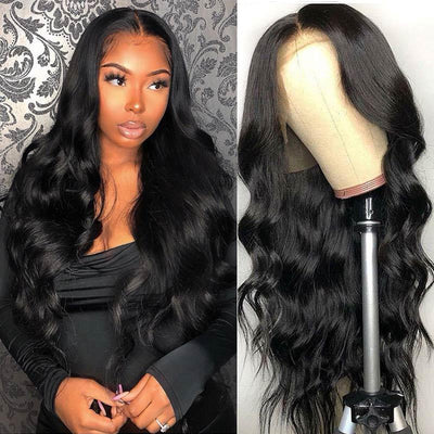 Modern Show Ear To Ear Lace Frontal Wigs With Baby Hair Brazilian Remy Human Hair Lace Front Wigs