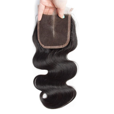 Modern Show Brazilian Body Wave Swiss Lace Closure With Baby Hair Virgin Human Hair