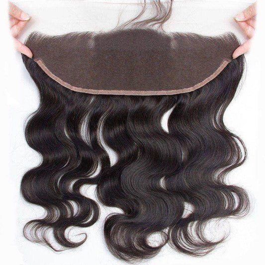 Modern Show Hair Brazilian Body Wave Virgin Human Hair 13x4 Pre Plucked Lace Frontal Closure With Baby Hair