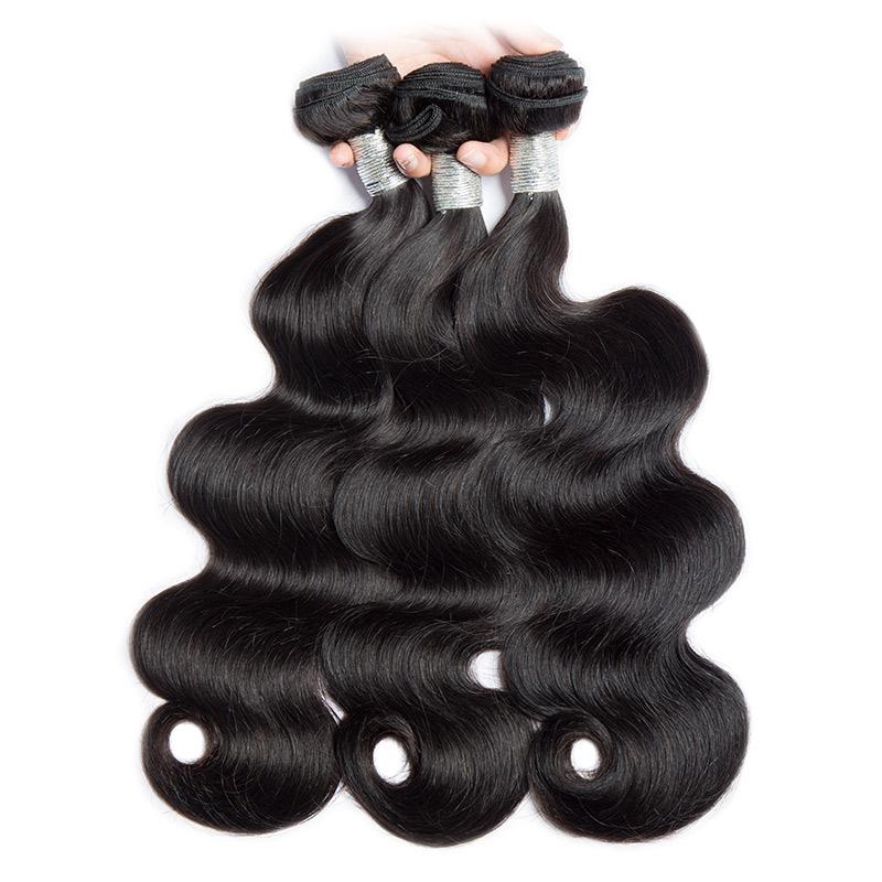 Modern Show Hair 10A Mink Brazilian Virgin Hair Body Wave 3 Bundles Unprocessed Remy Human Hair Weave