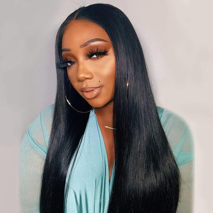 U Part Human Hair Wig Glueless Remy 150% Density Straight 16 Inch Amazon.com : RUNATURE U Part Human Hair Wig Glueless 12 Inch  main image 4