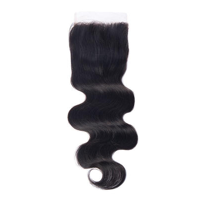 Modern Show Peruvian Remy Human Hair Body Wave 5x5 Lace Closure Free Part With Baby Hair pre plucked closure