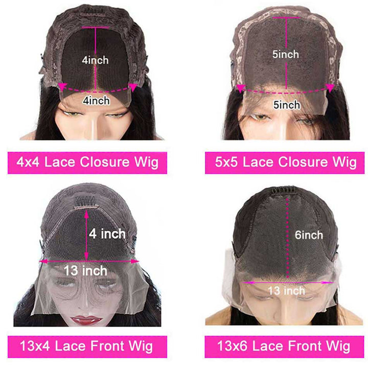 Modern Show Ginger Blonde Human Hair Wigs Straight Hair Transparent Lace Wigs For Women