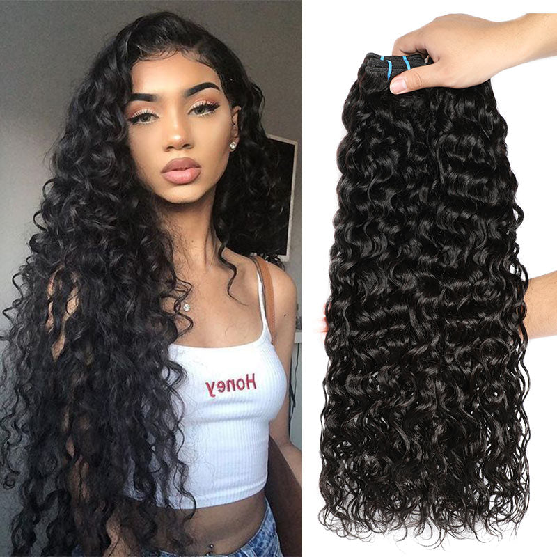 Brazilian Wet And Wavy Human Hair Weave Water Wave 3 Bundles – Modern ...