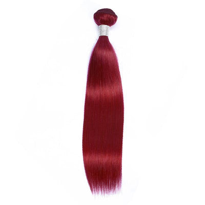 Modern Show Straight Colored Hair Bundles 1pcs Brazilian Remy Human Hair Weave Blue/Neon Green/Red/Burgundy/Purple/Pink Color Hair Weft