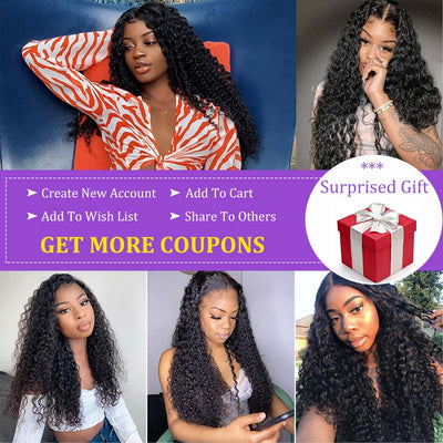 Modern Show Deep Wave 13x6 Transparent Lace Front Wigs Brazilian Curly Human Hair Pre Plucked Half Lace Wig