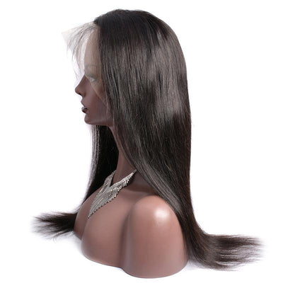Modern Show Hair 150 Density Transparent Lace Wigs Indian Straight Remy Human Hair 13x6 Lace Front Wigs With Baby Hair