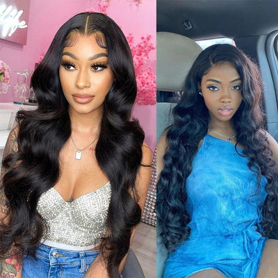 Modern Show Long Black Body Wave Remy Human Hair Weave 3 Bundles 28-40 Inch