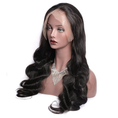 Modern Show Hair 150 Density Malaysian Body Wave Transparent Lace Wig 13x6 Remy Human Hair Lace Front Wigs With Baby Hair