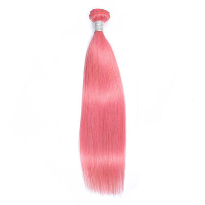 Modern Show Straight Colored Hair Bundles 1pcs Brazilian Remy Human Hair Weave Blue/Neon Green/Red/Burgundy/Purple/Pink Color Hair Weft