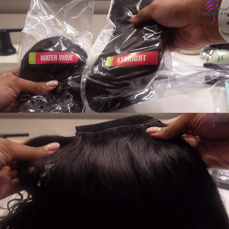 Buy 1 Get 1 Free | Modern Show Human Hair Ponytail Wrap Around Clip In Hair Extensions Velcro Ponytail