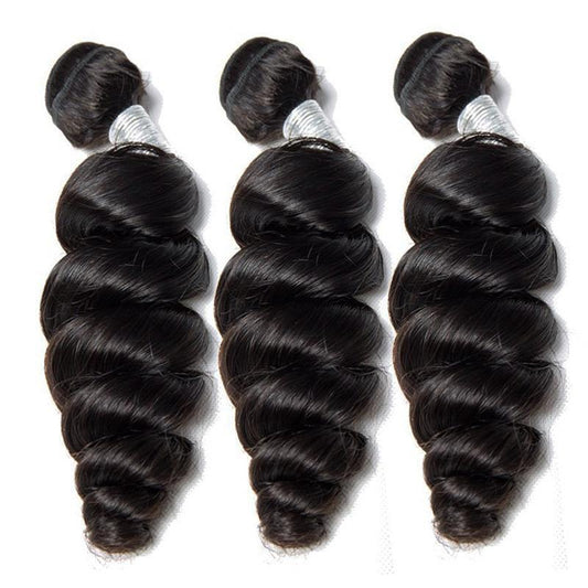 Modern Show 10A Malaysian Loose Wave Virgin Hair Weave 3 Bundles Natural Remy Human Hair