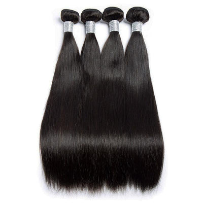 Malaysian Straight Human Hair 4 Bundles