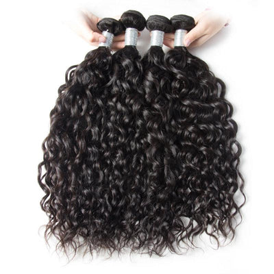 Malaysian Water Wave Human Hair 4 Bundles