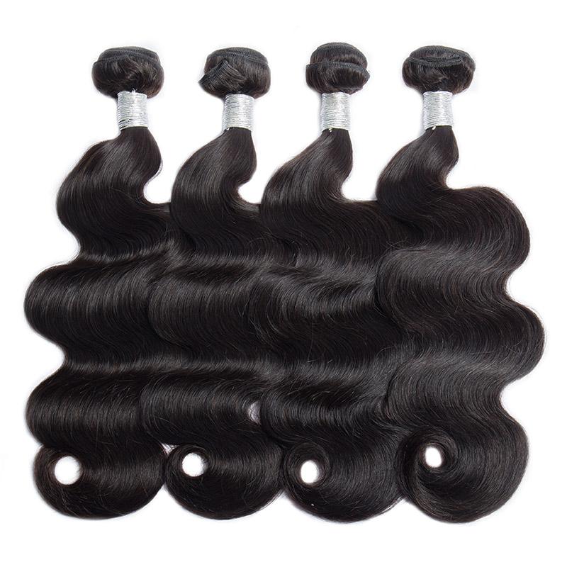 Peruvian Body Wave Human Hair 4 Bundles