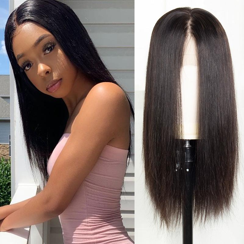 Modern Show 150 Density Brazilian Straight 13x6 Lace Front Wigs Remy Human Hair Wigs With Baby Hair For Sale