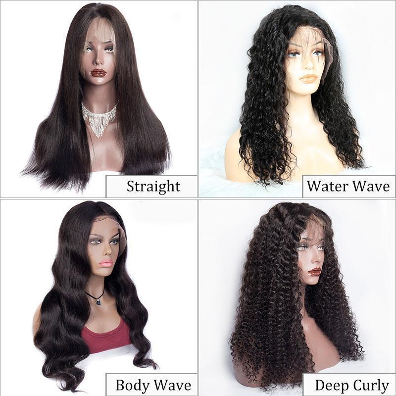 Modern Show Ear To Ear Lace Frontal Wigs With Baby Hair Brazilian Remy Human Hair Lace Front Wigs-hair texture