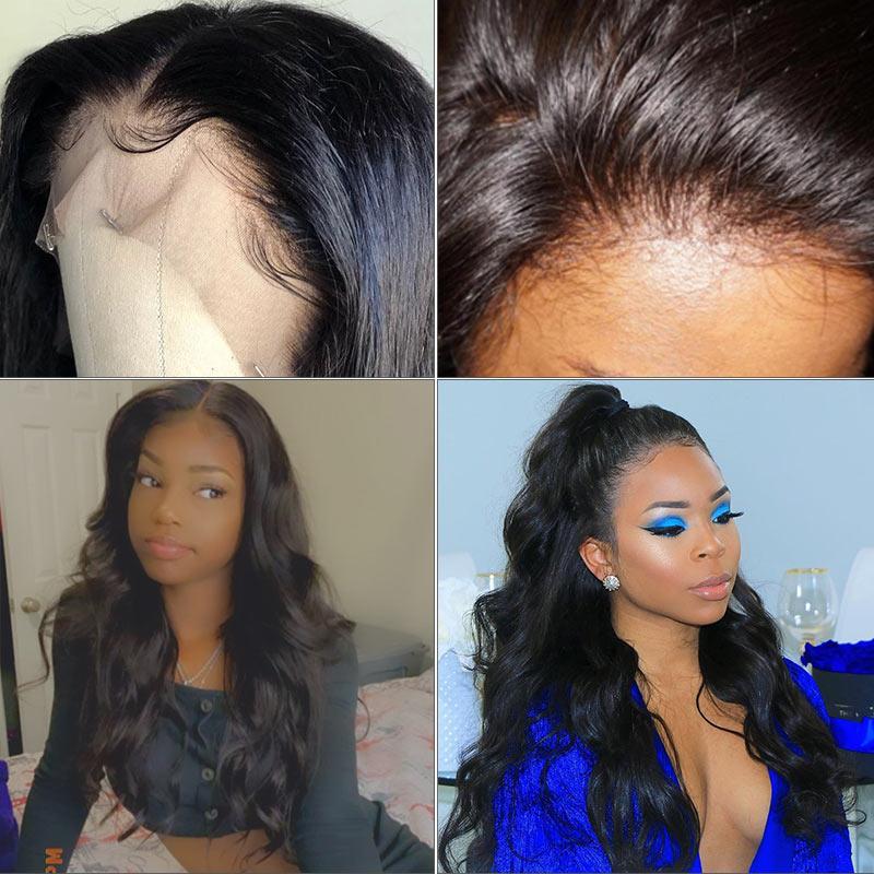 Pre Plucked 13x4 Lace Front Wigs 100 Remy Human Hair Invisible Lace Wigs For Sale
