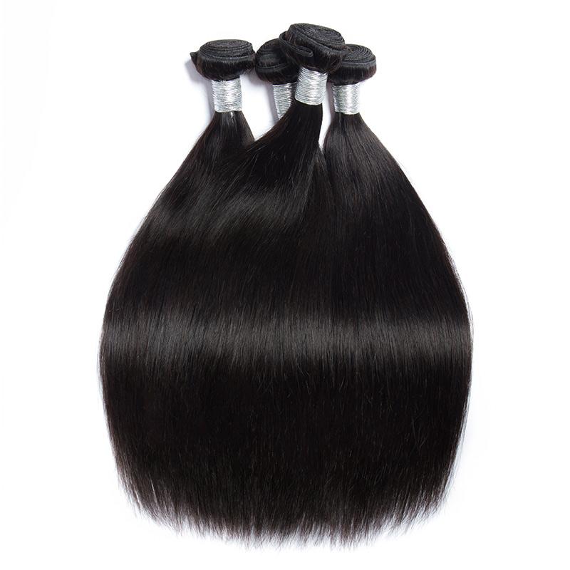 100% Brazilian Remy Virgin Human Hair Bundles 4pcs Straight Unprocessed Raw PerisModa 100% Straight Human Hair Bundles 1/3/4 Pcs Weave  main image 4