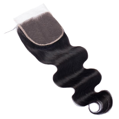 Modern Show Peruvian Remy Human Hair Body Wave 5x5 Lace Closure Free Part With Baby Hair glueless lace closure
