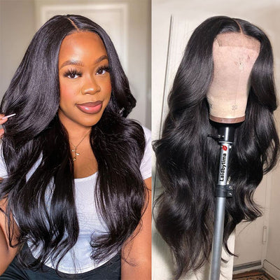 Modern Show 150 Density Real Human Hair Wigs Pre Plucked Transparent Lace Wigs With Baby Hair