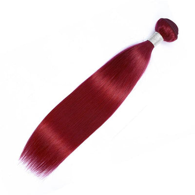 Modern Show Straight Colored Hair Bundles 1pcs Brazilian Remy Human Hair Weave Blue/Neon Green/Red/Burgundy/Purple/Pink Color Hair Weft