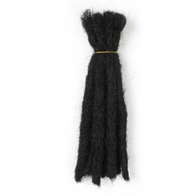Modern Show Crochet Hair Extensions Handmade Dreadlock Braiding Dreadlocks 100% Human Hair Faux Locs 8-20 Inch 10 Strands One Bag