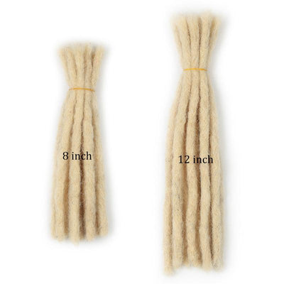 Modern Show Crochet Hair Extensions Handmade Dreadlock Braiding Dreadlocks 100% Human Hair Faux Locs 8-20 Inch 10 Strands One Bag