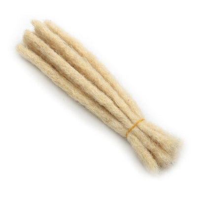 Modern Show Crochet Hair Extensions Handmade Dreadlock Braiding Dreadlocks 100% Human Hair Faux Locs 8-20 Inch 10 Strands One Bag