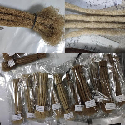 Modern Show Crochet Hair Extensions Handmade Dreadlock Braiding Dreadlocks 100% Human Hair Faux Locs 8-20 Inch 10 Strands One Bag