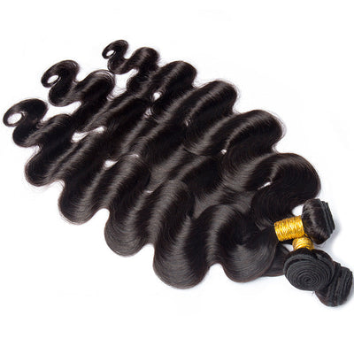 Modern Show Long Black Body Wave Remy Human Hair Weave 3 Bundles 28-40 Inch