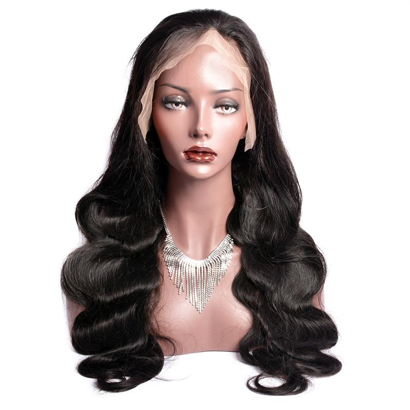 150 Density Brazilian Body Wave Lace Front Wigs Remy Human Hair 13x6 Transparent Lace Wig For Women-front show
