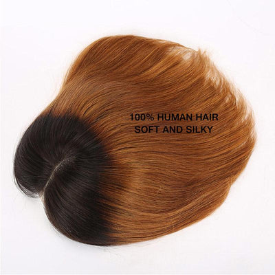 Modern Show Short Bob 4x4 Lace Closure Wig 1b/30 Medium Brown Ombre Color Straight Human Hair Wigs For Women