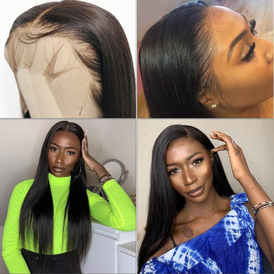 Flash Sale-Direct $100 Off | Modern Show Pre Plucked 13x4 Lace Front Wigs 100 Remy Human Hair Invisible Lace Wigs For Sale