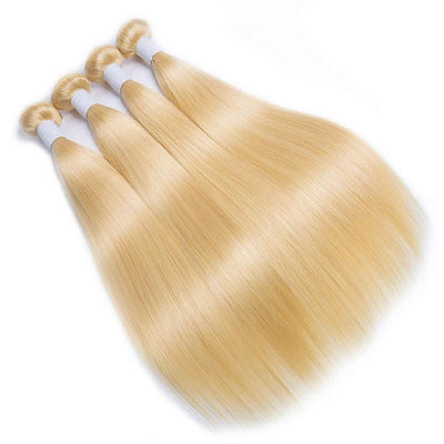 Modern Show Indian Straight 613 Blonde Hair Weave 4 Bundles 100 Human Hair Extensions 12-30 inches hair weaving