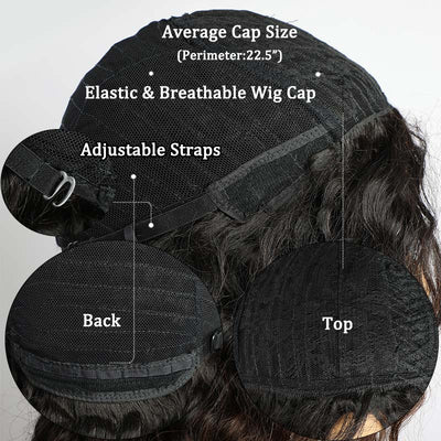 Modern Show 1B/4/27 Ombre Color Curly Human Hair Wig Glueless Brazilian Hair Machine Made Wig
