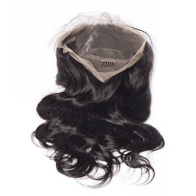 Modern Show Hair 180 Density Pre Plucked 360 Lace Frontal Wigs Malaysian Body Wave Human Hair Wigs With Baby Hair-wig cap