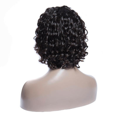 Modern Show Short Loose Wave Bob Lace Closure Wigs Brazilian Remy Human Hair Wigs With Baby Hair