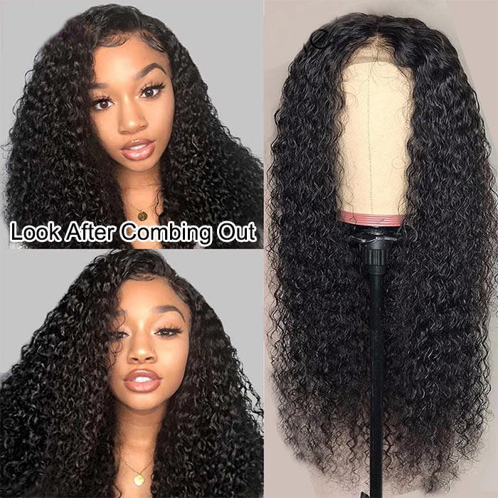 150 Density 360 Lace Wig Brazilian Deep Curly Remy Human Hair Lace Front Wigs Pre Plucked With Baby Hair