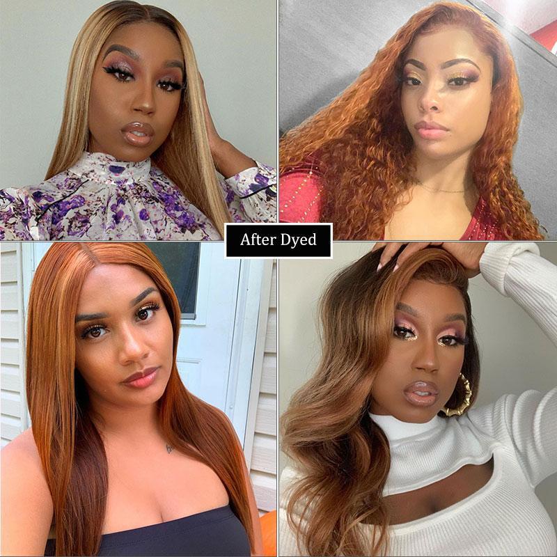 Modern Show Pre Plucked Lace Frontal Wigs 150 Density 100% Real Brazilian Human Hair Lace Front Wigs For Sale-can be dyed to blonde