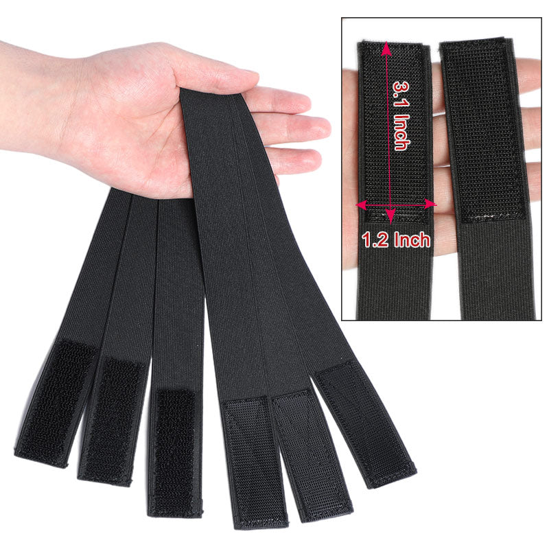 adjustable elastic band for wigs black