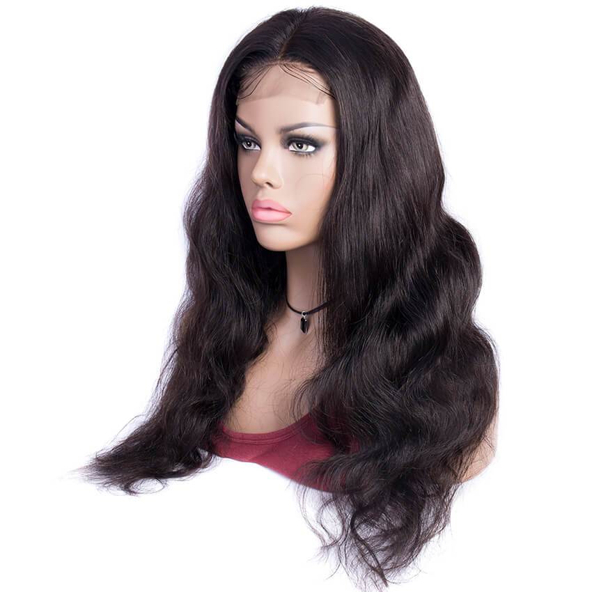 Modern Show 4x4 Lace Closure Wig Brazilian Body Wave Wig Glueless Lace Closure Wig Remy Human Hair Wigs